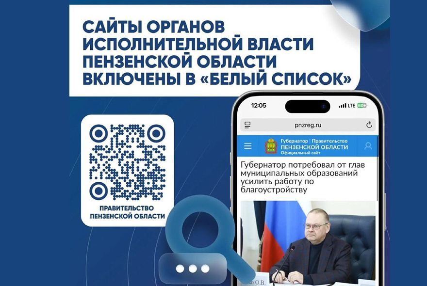 Пензенские сайты включили в «белый список»