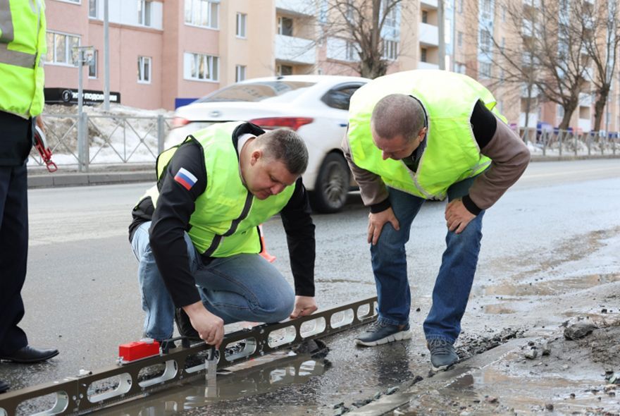 В Пензе проверили состояние дорог  