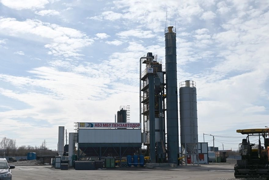 В Пензе начал работу новый асфальтобетонный завод