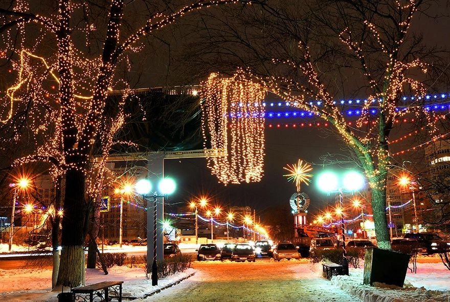 Новый год –  в пензенские дворы