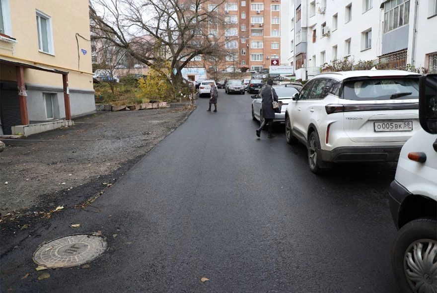 На Кирова завершен ремонт межквартальной дороги