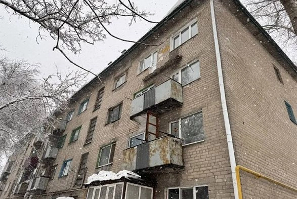 В Пензе на улице Ленина рухнул балкон