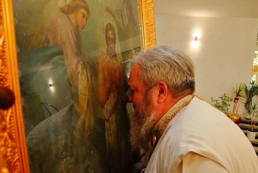 Фотография с молитвой