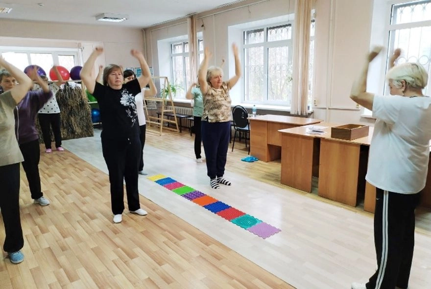 Пензенские пенсионеры заботятся о суставах