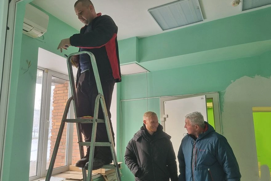 В хирургии шестой больницы идет ремонт